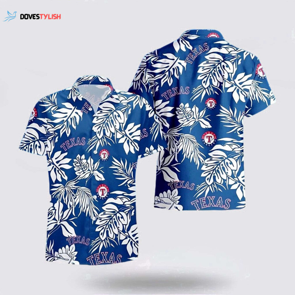 MLB Texas Rangers Hawaiian Shirt: Surf in Style with Super Cool Fan Gear
