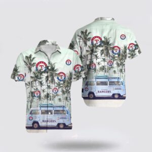MLB Texas Rangers Hawaiian Shirt: Turn Heads on the Beach with Fan-Favorite Style