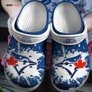 MLB Toronto Blue Jays Clog-Shoes Clog Blue – White For Fan Baseball
