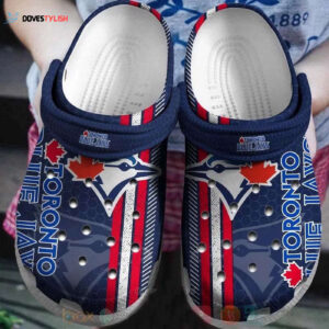 MLB Toronto Blue Jays Clog-Shoes Clog Shoes Navy For Fans