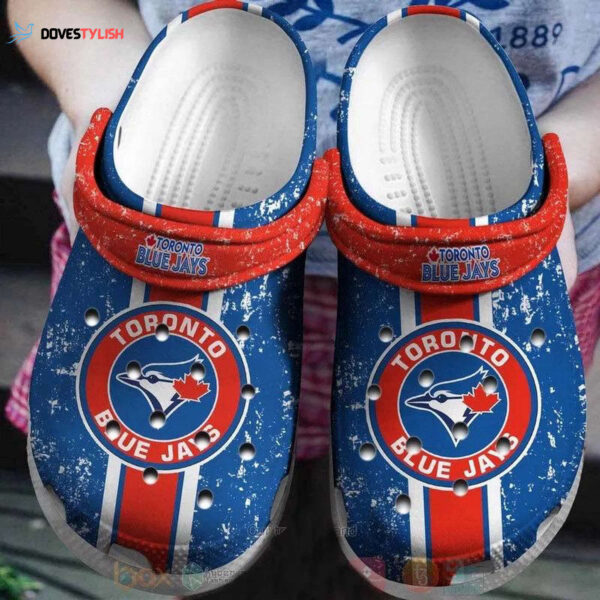 MLB Toronto Blue Jays Clog-Shoes Clog Shoes Red Blues MLB For Fans
