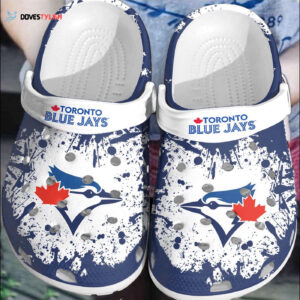 MLB Toronto Blue Jays Clog-Shoes Clog White For Fan Baseball