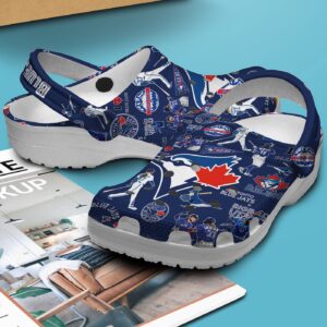 MLB Toronto Blue Jays Clog-Shoes Crocband Clogs Shoes For Men Women Fans