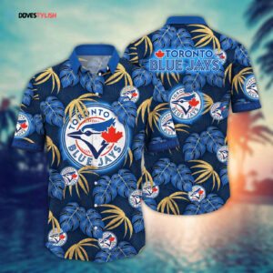 MLB Toronto Blue Jays Hawaiian Shirt: Floral Symphony Gift for Fans