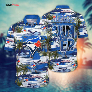MLB Toronto Blue Jays Hawaiian Shirt: Flower Grand Slam for Fans with Hawaiian Flair