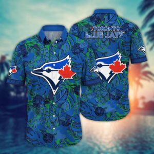 MLB Toronto Blue Jays Hawaiian Shirt – Fan Favorite Palm Tree Paradise Design
