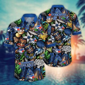 MLB Toronto Blue Jays Hawaiian Shirt: Make a Style Statement with Flower Strike Design