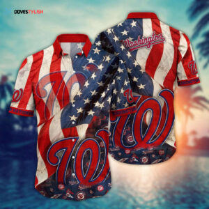 MLB Washington Nationals Hawaiian Shirt: Swing into Hawaiian Chic!