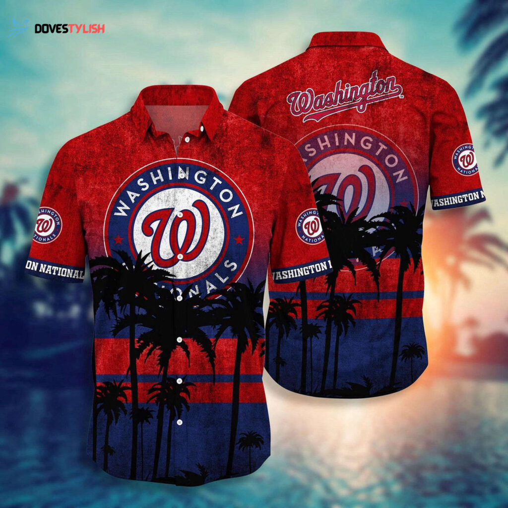 MLB Washington Nationals Hawaiian Shirt – Stylish Swing for Fans MLB Washington Nationals Hawaiian Shirt – Stylish Swing for Fans