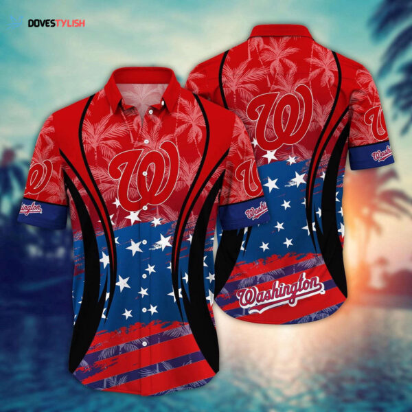 MLB Washington Nationals Hawaiian Shirt: Vibrant Aloha for Cool Fans