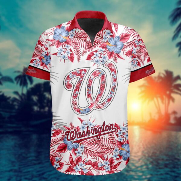 MLB Washington Nationals Hawaiian Button Shirt ST2401 – Unique Design!