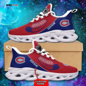 Montreal Canadiens Custom Name Max Soul Shoes For Men And Women