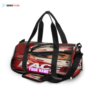 NASCAR 23XI Racing Unisex Gift Tee 2025 Personalized Name Travel Bag Gym Bag