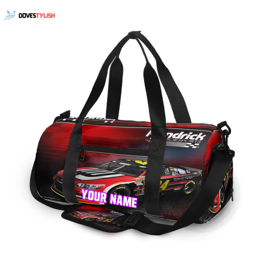 NASCAR Hendrick Motorsports Unisex Gift Tee 2025 Personalized Name Travel Bag Gym Bag