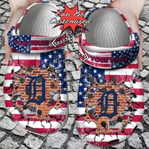 New And Rare Detroit Tigers Custom Clogs Gift for Men Women