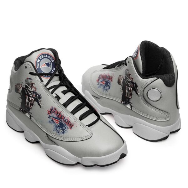 New England Patriots Air Jordan 13 Shoes – 3D Design for Fans