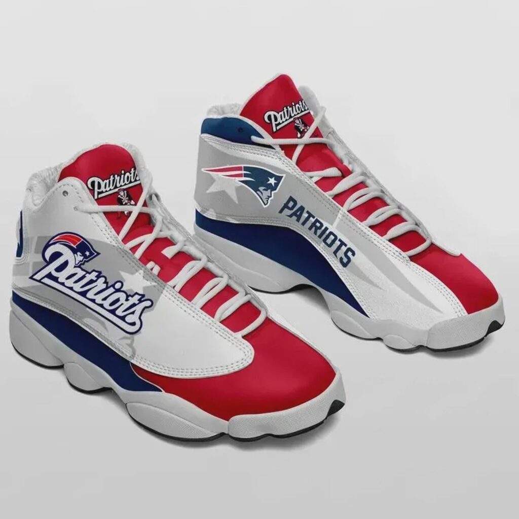 New England Patriots Air Jordan 13 Custom Sneaker – Perfect Gift for Fans New England Patriots Air Jordan 13 Custom Sneaker – Perfect Gift for Fans