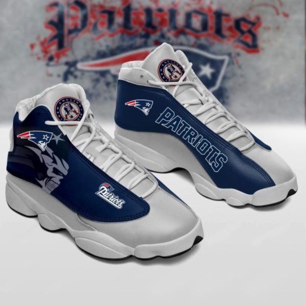 New England Patriots Air Jordan 13 Custom Sneaker: Perfect Gift for Fans