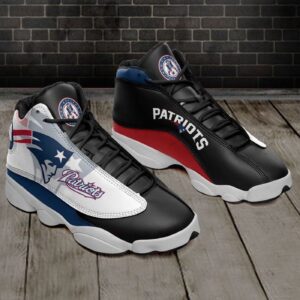 New England Patriots Air Jordan 13 Custom Sneaker - Ideal Gift for Fans