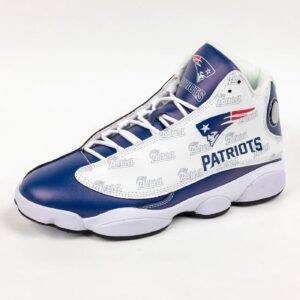 New England Patriots 3D Air Jordan 13 Sneaker Shoes – Official NFL Merchandise