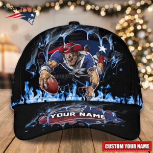 New England Patriots Custom Name Classic, Baseball Caps  Gift for Men Women
