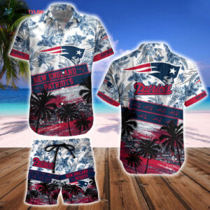 New England Patriots Hawaiian Shirt And Beach Short - Gift for Men Women
