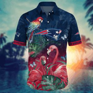 New England Patriots NFL Flower Hawaii Shirt   For Fans, Summer Football Shirts