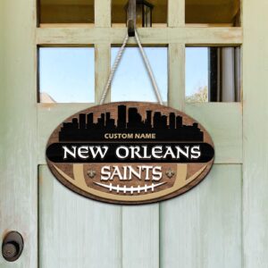 New Orleans Saints 2 Layers Wooden Sign - Home Decor Gift 3