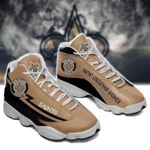 New Orleans Saints Air Jordan 13 Sneaker Custom - Perfect Gift for Fans