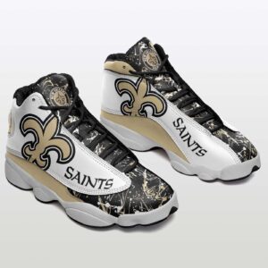 New Orleans Saints Air Jordan 13 Sneakers 703 - Official NFL Merchandise