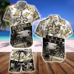 New Orleans Saints Hawaiian Shirt And Beach Short - Gift for Men Women