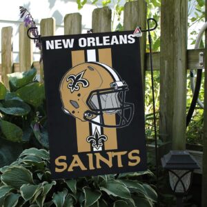 New Orleans Saints Helmet Vertical Flag, Saints NFL Outdoor Flag - House Garden Decor Gift 3