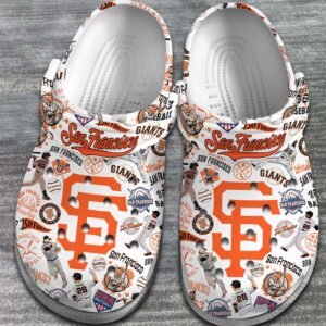 New San Francisco Giants White Clogs Gift for Men Women 3