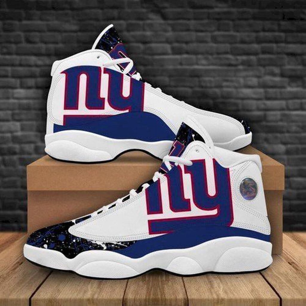 New York Giants Air Jordan 13 Custom Sneaker – Perfect Fan Gift New York Giants Air Jordan 13 Custom Sneaker – Perfect Fan Gift