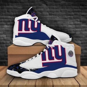 New York Giants Air Jordan 13 Custom Sneaker - Perfect Fan Gift
