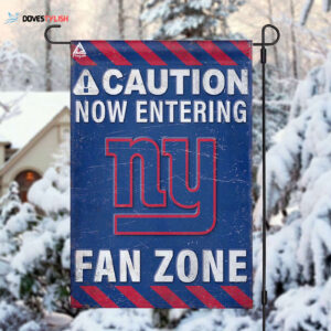 New York Giants Fan Zone Flag, NFL Welcome Sport Flag - House Garden Decor Gift