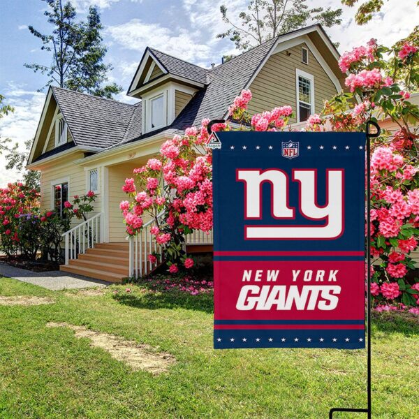 New York Giants Football Team Flag, NFL Premium Two-sided Vertical Flag – House Garden Decor Gift