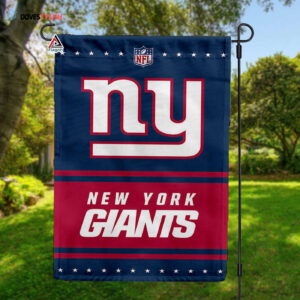 New York Giants Football Team Flag, NFL Premium Two-sided Vertical Flag - House Garden Decor Gift