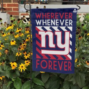 New York Giants Forever Fan Flag, NFL Sport Fans Outdoor Flag - House Garden Decor Gift 3