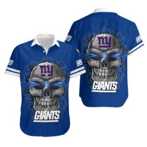 New York Giants Sugar Skull Gift For Fan Hawaiian Graphic Print