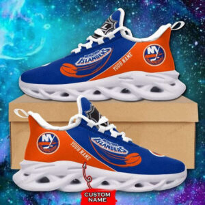 New York Islanders Custom Name Max Soul Shoes For Men And Women
