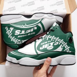 Exclusive New York Jets Air Jordan 13 Custom Sneaker - Perfect Gift for Fans