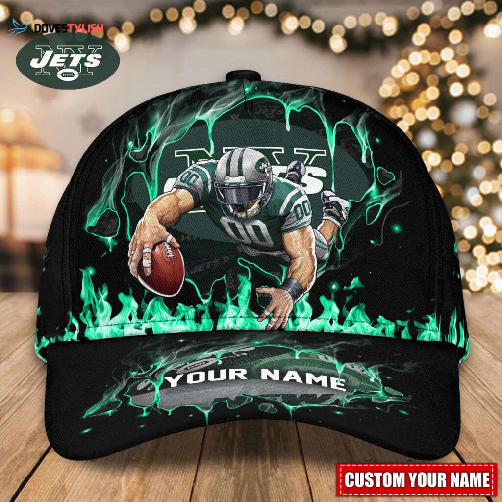 New York Jets Custom Name Classic, Baseball Caps  Gift for Men Women