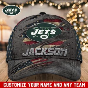 New York Jets Custom Name Classic, Baseball Caps T-44850