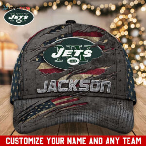 New York Jets Custom Name Classic, Baseball Caps T-44850