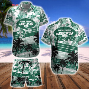New York Jets Hawaiian Shirt And Beach Short - Gift for Men Women