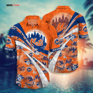 New York Mets Hawaiian Shirt - Official MLB Apparel for Fans