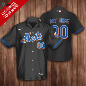 Official New York Mets Hawaiian Shirt - Show Your Team Spirit in Style!