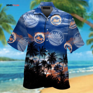 New York Mets Hawaiian Shirt #8 - Official MLB Merchandise