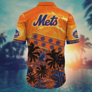 New York Mets MLB Flower Hawaii Shirt – Official Team Merchandise